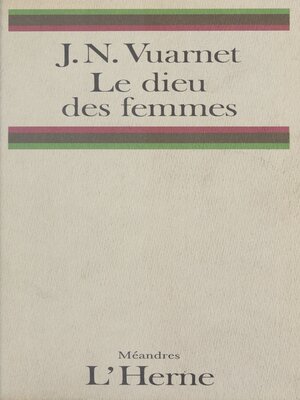 cover image of Le dieu des femmes